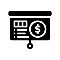 presentation glyph icon