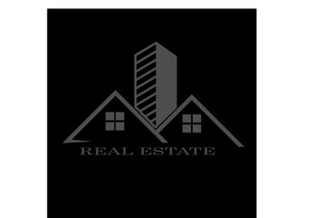 Real estate logo real estate icon vector