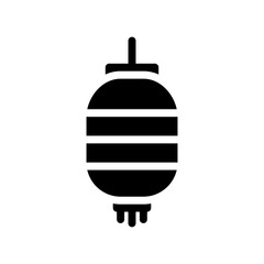 lantern glyph icon