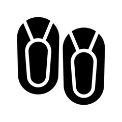 shoes glyph icon