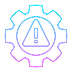 Macroeconomic Risk Gradient Icon