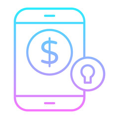 Mobile Payment Gradient Icon