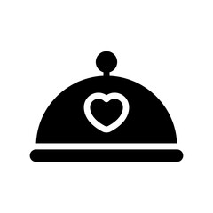 dish glyph icon
