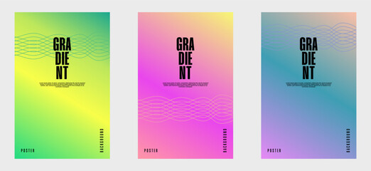 Collection of creative cover or poster concepts in modern minimalist style for corporate identity, branding, social media advertising, promos. Minimalist cover design