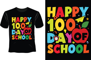 100th day of school T Shirt Design
