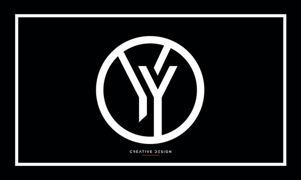 Alphabet letters YY or Y logo monogram