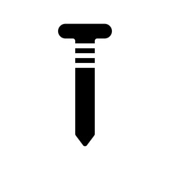 nail glyph icon