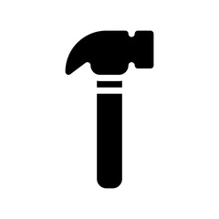 hammer glyph icon