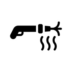 hot water glyph icon