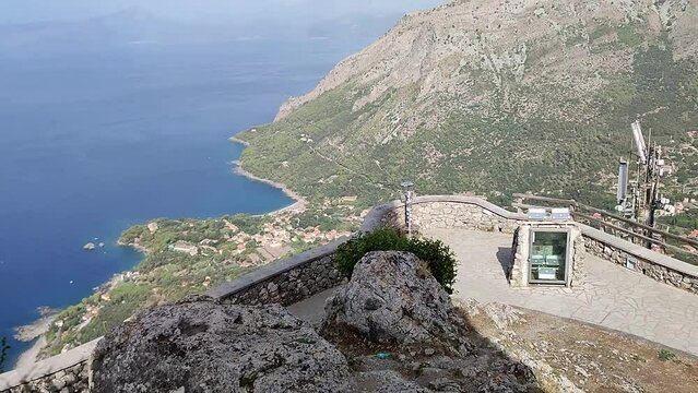 Maratea - Panoramica del belvedere dal Cristo Redentore