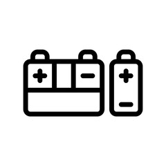 battery line icon