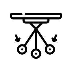 pendulum line icon