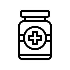 medicine line icon