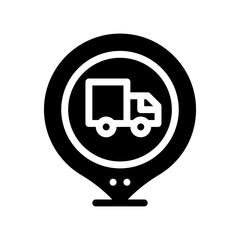 logistic glyph icon