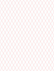 Pattern Line red color background on white paper 60 degrees straight line intersects a diamond square, Diagonal line - obrazy, fototapety, plakaty
