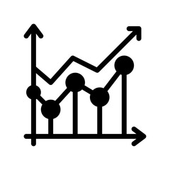 growth glyph icon