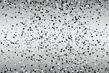 Black dots scattered on a gradient gray background