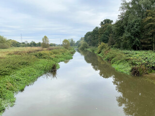 Fototapeta na wymiar A view of the Shropshire Countryside near Shrewsbury