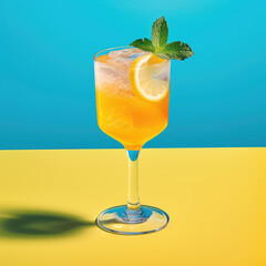 Cuban Charm: savoring the classic Old Cuban cocktail with lime and mint