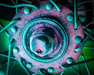 close up of a gears