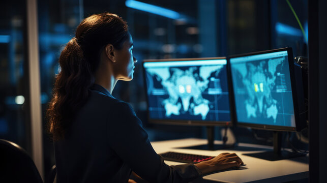 Cyber security and information or network protection. Future technology web services for business, Data protection technology. Online internet access cyber attack and business data privacy