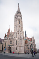Fototapeta na wymiar Matthias Church or Church of Our Lady in Budapest Castle, Hungary