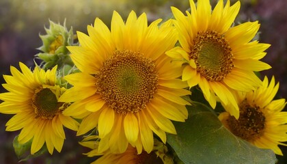beautiful sunflower background