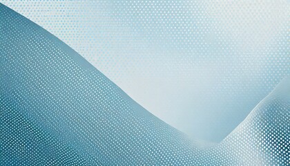 abstract dotted light blue background with sheer waves and curled corner of paper halftone pattern illustration on white in 4k resolution design for poster banner website or template