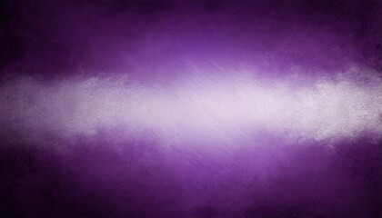 purple background with white grunge textured stripe or beam of light in center with dark purple border