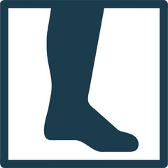 foot, pictogram