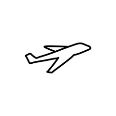 Plane outline icon