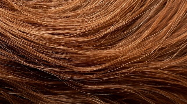 clouseup em cabelo humano 