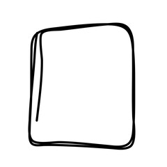 hand drawn borders. Collection of decoration elements for collage. Vector illustration.