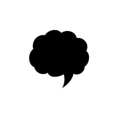 speech bubble Silhouette 