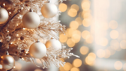 Fototapeta premium christmas tree decorations