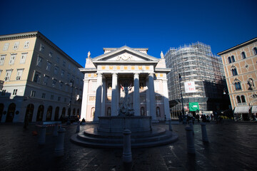 Fototapeta premium Trieste, Italy - Palazzo della Borsa Vecchia or Old Stock Exchange building