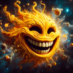 evil sun in space