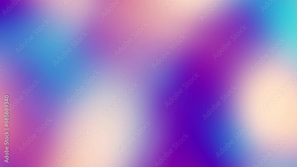 Fototapete seamless abstract wavy background for loop playback. defocus blurred abstract spots. 4k looping clip