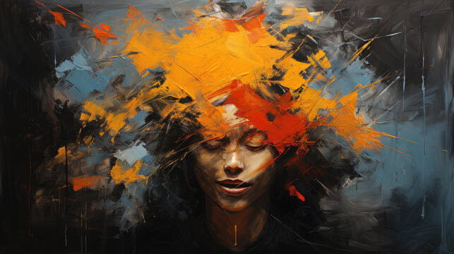 Emergence Amidst Chaos: Pain's Vivid Canvas, Generative AI