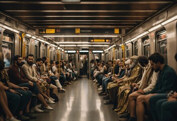 people in subway