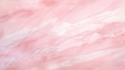 Pink Marble with Pink Veins Horizontal Background. Abstract stone backdrop. Bright natural material texture. AI Generated Photorealistic Illustration.