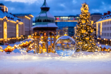 Magdeburg Weihnachtsmarkt Glaskugel