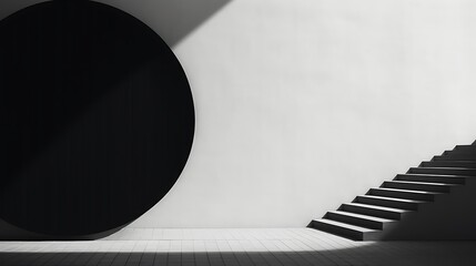 Minimalist compositions in black and white