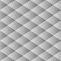 Seamless abstract geometric halftone pattern background