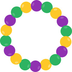 yellow, purple, green bracelet