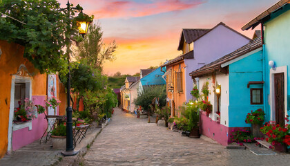 Obraz premium street in the old town
