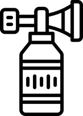 air horn icon. vector line icon for your website, mobile, presentation, and logo design.