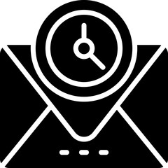 email icon. vector glyph icon for your website, mobile, presentation, and logo design.