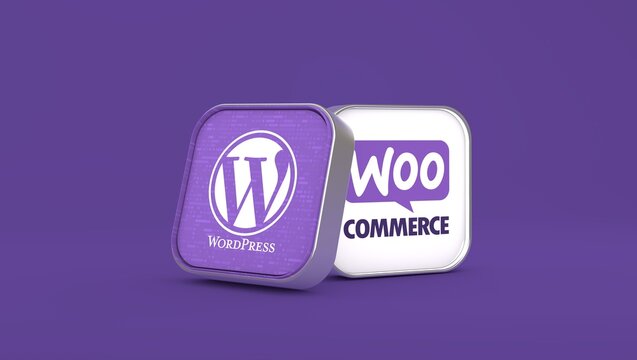 Wordpress and Woo commerce, An open source web software - Wordpress social media background