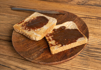 Fototapeta na wymiar Marmite Yeast Spread, Vegemite Spread, Australian Healthy Breakfast, Traditional English Yeast Extract